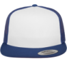 Casquette visière plate Classic Trucker Royal Blue et White