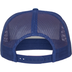 Casquette visière plate Classic Trucker Royal Blue et White