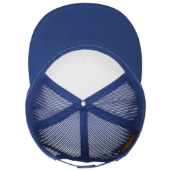 Casquette visière plate Classic Trucker Royal Blue et White