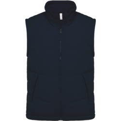 Bodywarmer doublé polaire unisexe navy