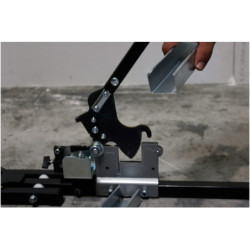 Duotop guillotine à rails et montants de 48 mm et tiges filetées de 6 mm