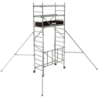 Échaffaudage roulant alu RUNNER Hauteur de travail max 4.60m Tubesca