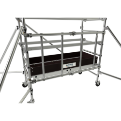 Échaffaudage roulant alu RUNNER Hauteur de travail max 4.60m Tubesca