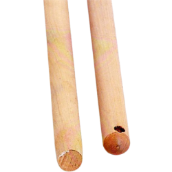 Manche balai cantonnier en bois poncé Brosserie Thomas diamètre 28 mm longueur 140 cm