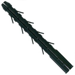 Cheville nylon noire 12x135mm pour fixation arret volet boîte de 50