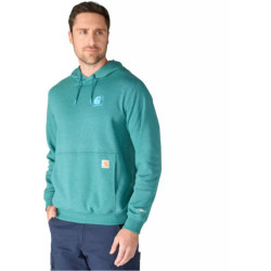 Sweat à capuche Force Logo vert
