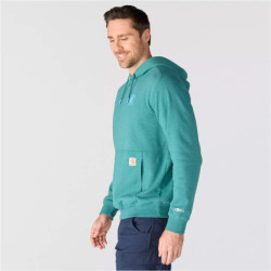 Sweat à capuche Force Logo vert