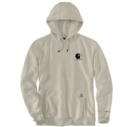 Sweat à capuche Force Logo beige