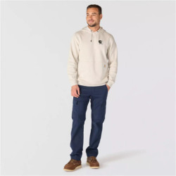 Sweat à capuche Force Logo beige