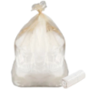Sac poubelle transparent 110L 40µ rouleau de 20 sacs