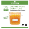 Couvre-pots de confiture - Le Pratique - Taille unique - Lot de 25 kits pour 25 pots
