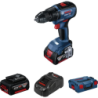 Perceuse-visseuse 18V 50 Nm avec 2 batteries 18V 5.0Ah et chargeur BOSCH