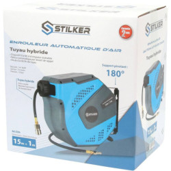 Enrouleur automatique orientable de tuyau d'air hybride 8 bar 8x12mm