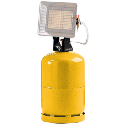 Chauffage radiant gaz propane ou butane Solor portable puissance réglable 2.37 à 4.17 kW
