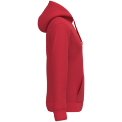 Sweat-shirt K476 capuche homme rouge
