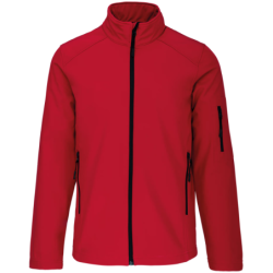 Veste imperméable softshell Kariban homme rouge
