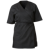 Kimono professionnel de l'ésthétique et de la coiffure noir PBV taille M-L