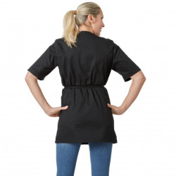 Kimono professionnel de l'ésthétique et de la coiffure noir PBV taille M-L