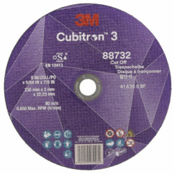 Disque à tronçonner 3M Cubitron 3 Type 41 230mm 2mm 22.23mm