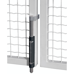 Verrou de sol en acier galvanisé à chaud Locinox gris anthracite RAL 7016.