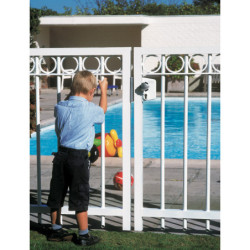 Bouton de sécurité pour portillon de piscine protection des enfants