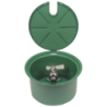 Bouche d'arrosage plastique à enterrer entrée Ø20x27mm sortie Ø20x27mm
