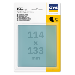 Ecran (114x133) extérieur pour GYSMATIC et Alien 9/13 - lot de 10