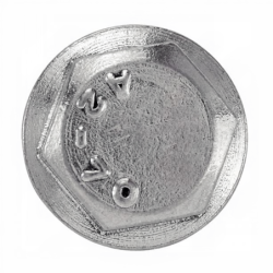 Vis métaux tête hexagonale à embase crantée inox A2