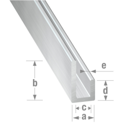 Cimaise en Aluminium brut