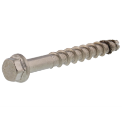Vis béton TAPCON XTREM Inox A4 à tête hexagonale