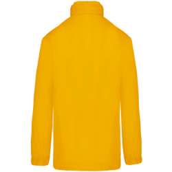 Coupe vent unisexe K616 Jaune Kariban 70g/m² systeme K-Way