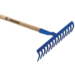 Râteau 14 dents courbées avec manches bois 150 cm Revex
