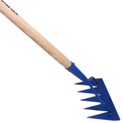 Râteau désherbeur largeur 20.5cm manche en bois longueur 150cm Revex