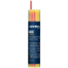 Mine pour porte mine télescopique Lyra Dry étui de 12 assortiment couleurs graphite rouge et jaune