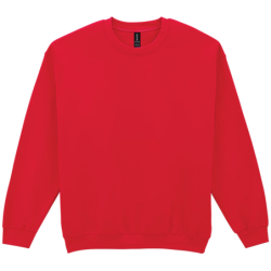 Sweat shirt uni Heavy Blend col rond rouge