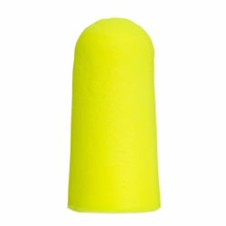Bouchons d'oreilles jetables E-A-R soft 3M roulés jaune fluo boîte de 250 paires