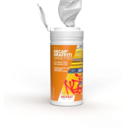 Lingettes décapantes anti-graffiti Aexalt Décap'Graffiti Seau de 75 lingettes