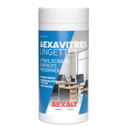 Lingette nettoyante et lustrante multi-surfaces Aexalt boîte de 40 lingettes