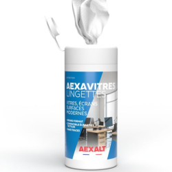 Lingette nettoyante et lustrante multi-surfaces Aexalt boîte de 40 lingettes