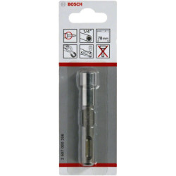 Porte-embout universel magnétique Bosch à queue SDS Plus pour 6 pans 1/4
