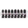 Pack de 8 embouts de vissage Bosch Impact Control Phillips PH et Pozidriv PZ 25 mm