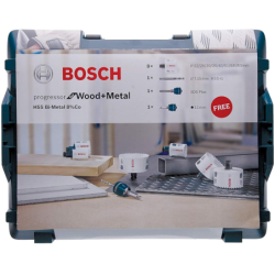 Coffret scie trépans Progressor en L-BOXX 8 scies 2 adaptateurs 1 forêt