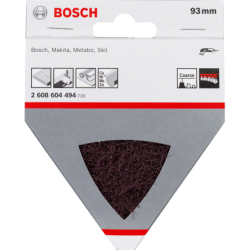 Non-tissé auto-agrippant pour ponceuse Delta Bosch grain 100 dureté grossier 93 mm