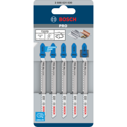 Lame scie sauteuse Bosch T 227 D Special for Alu jeu de 5 lames