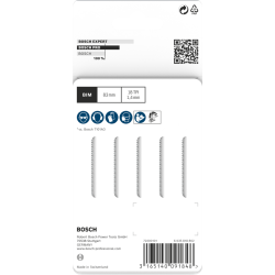 Lame de scie sauteuse pour bois dur T 101 AOF jeu de 5 lames
