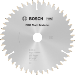 Lame de scie circulaire Bosch Multi Material 160x20 mm 42 dents