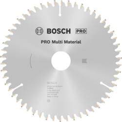 Lame scie circulaire Bosch multi-matériaux diamètre 190 mm alésage 30 mm 54 dents