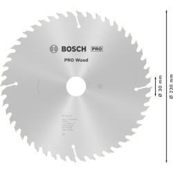 Lame scie circulaire Bosch Optiline Wood tout bois Ø 230 mm alésage 30 mm 48 dents 2,8 mm