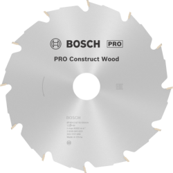 Lame de scie circulaire construct wood 190 x 30 mm 12 dents (résistante aux clous)