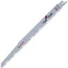 Lame de scie sabre S1531L Bosch - Pour bois brut et vert - Acier - Longueur 240 mm - Lot de 5